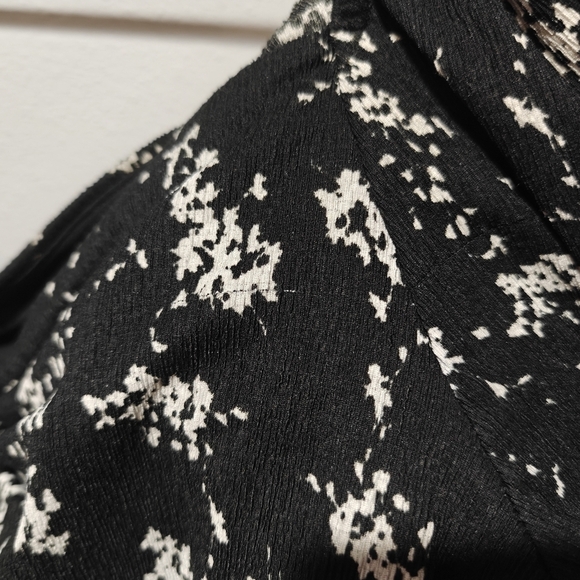 Anthropologie Floral Sweetheart Top Large Blouse Cropped Puffer Sleeves Boho - Picture 8 of 8